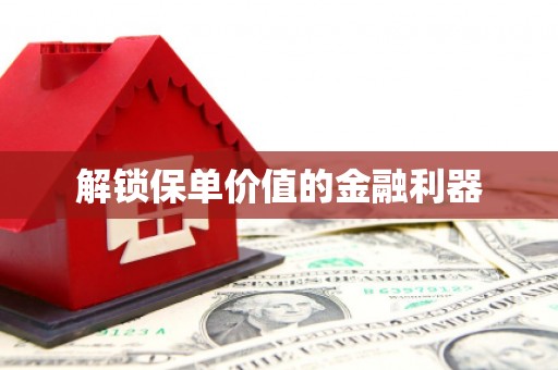 吉利解锁保单价值的金融利器