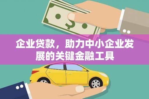 吉利企业贷款，助力中小企业发展的关键金融工具