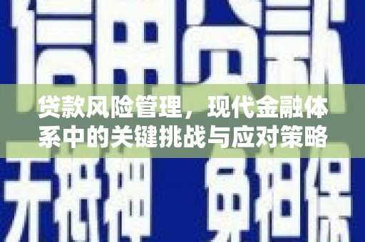 吉利贷款风险管理，现代金融体系中的关键挑战与应对策略