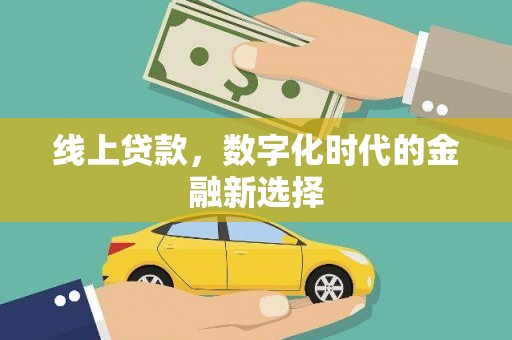 吉利线上贷款，数字化时代的金融新选择