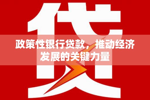 吉利政策性银行贷款，推动经济发展的关键力量