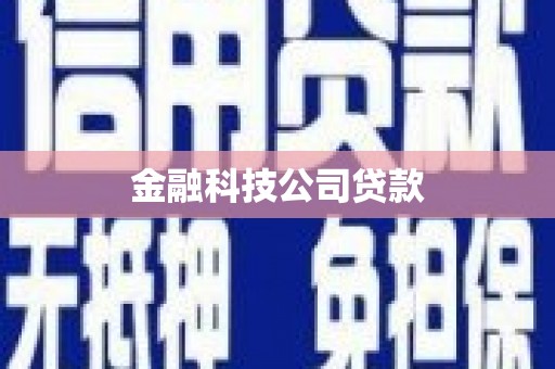 吉利金融科技公司贷款